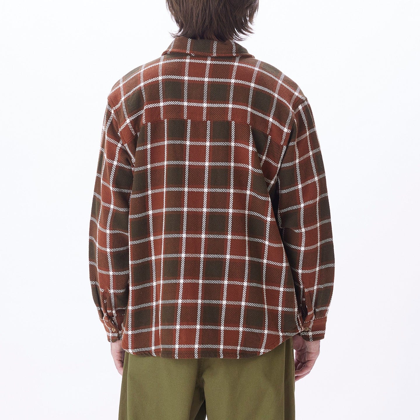 obey camicie BIGWIG PLAID WOVEN LS