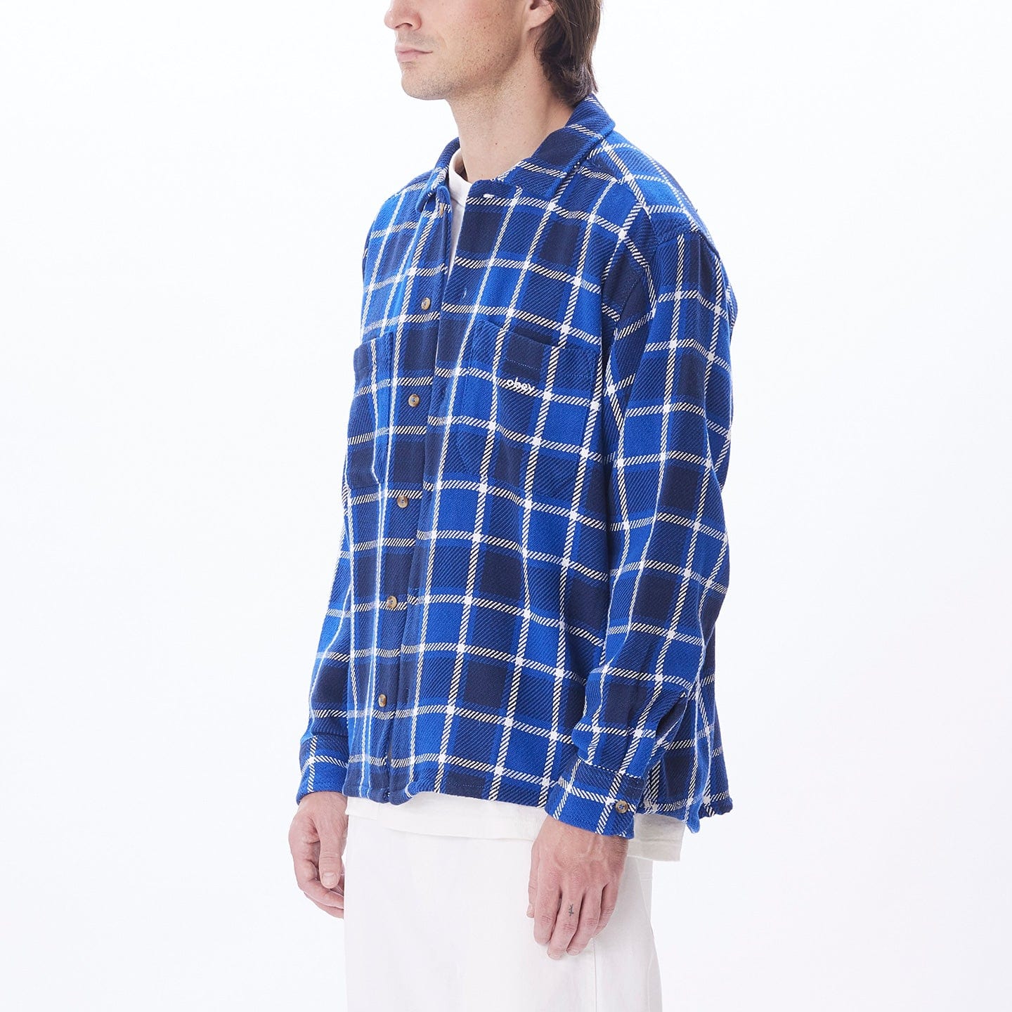 obey camicie BIGWIG PLAID WOVEN LS