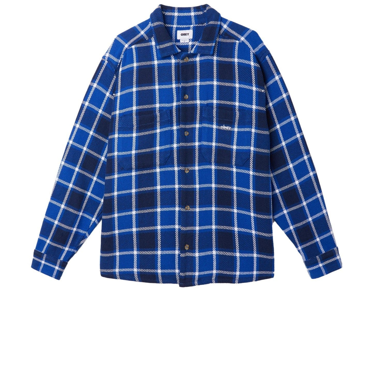 obey camicie BIGWIG PLAID WOVEN LS