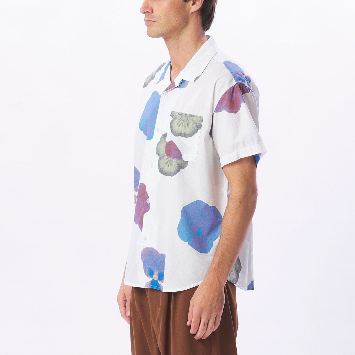 obey camicie BISCUITS WOVEN SS