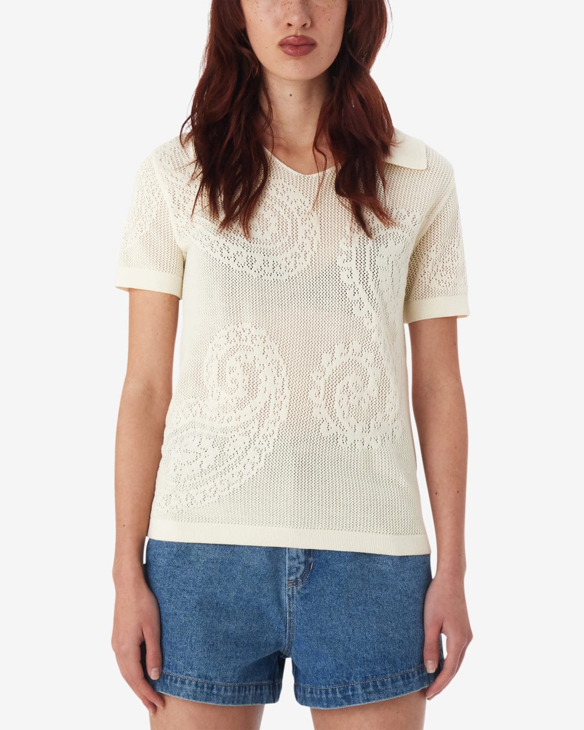 obey camicie Briana Open Knit Shirt