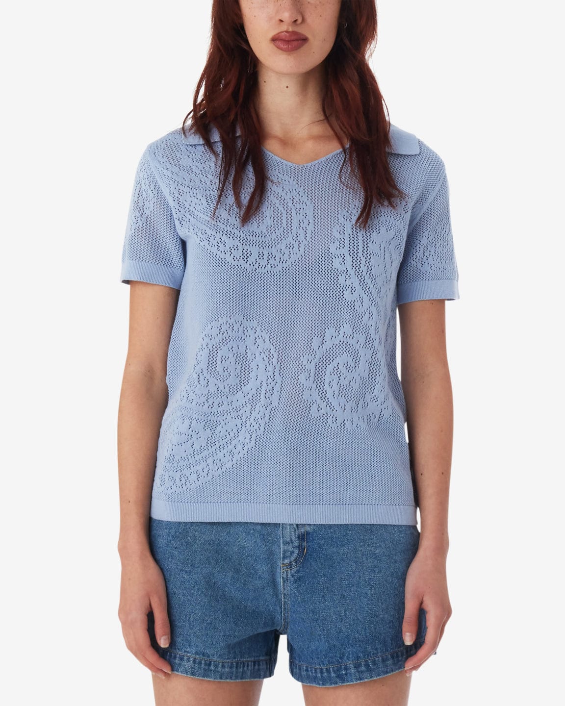 obey camicie Briana Open Knit Shirt