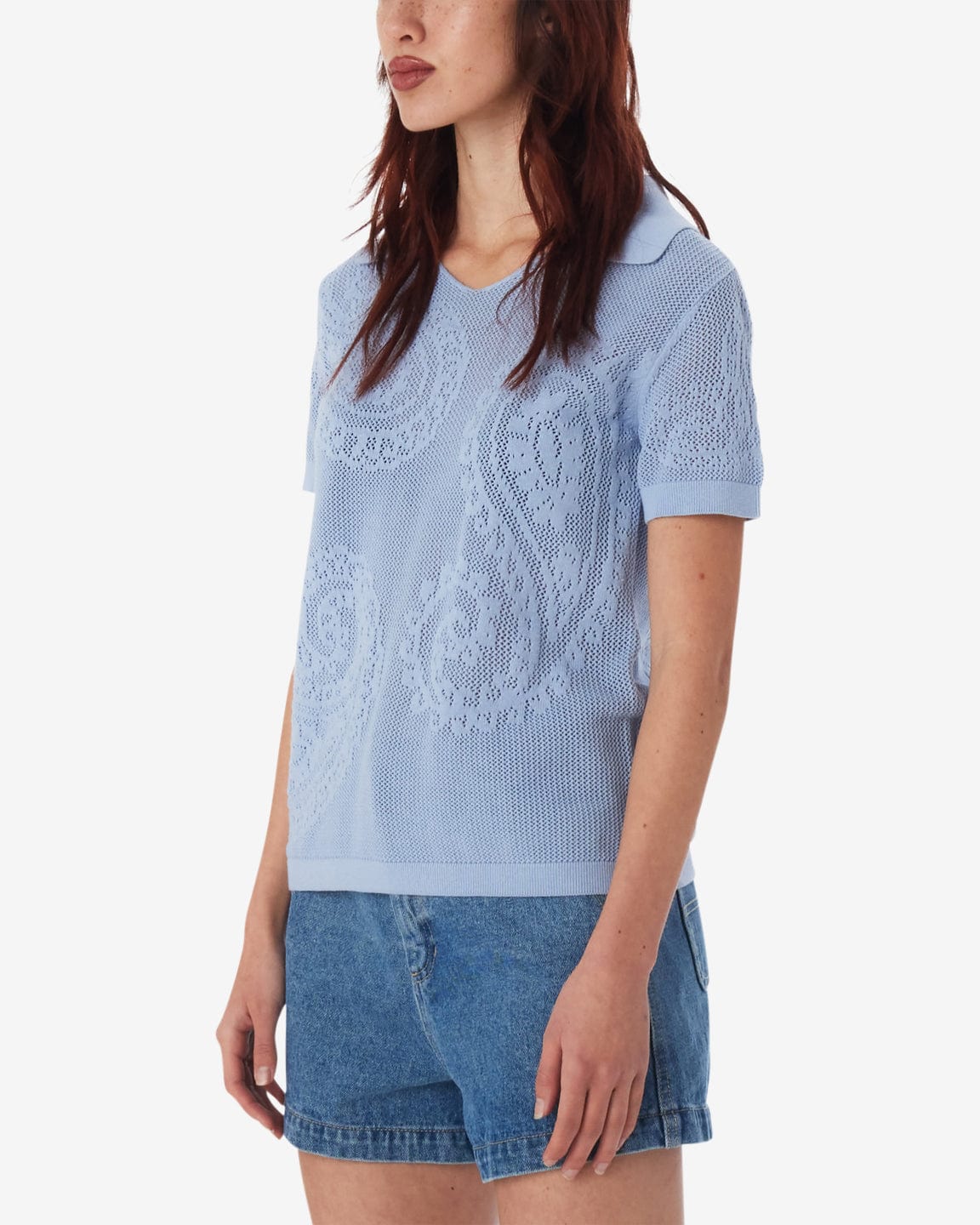 obey camicie Briana Open Knit Shirt