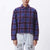camicie obey CAMILLE FLANNEL SHIRT L/S BROWN MULTI