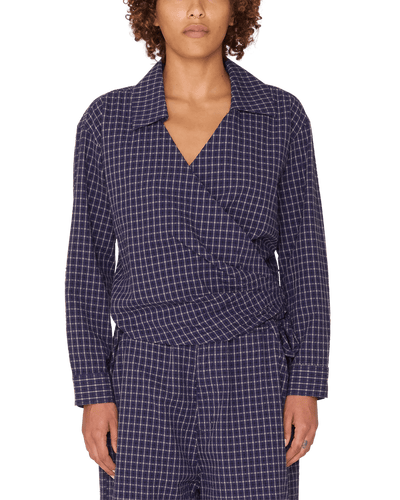 camicie obey CIRCA WRAP SHIRT LS