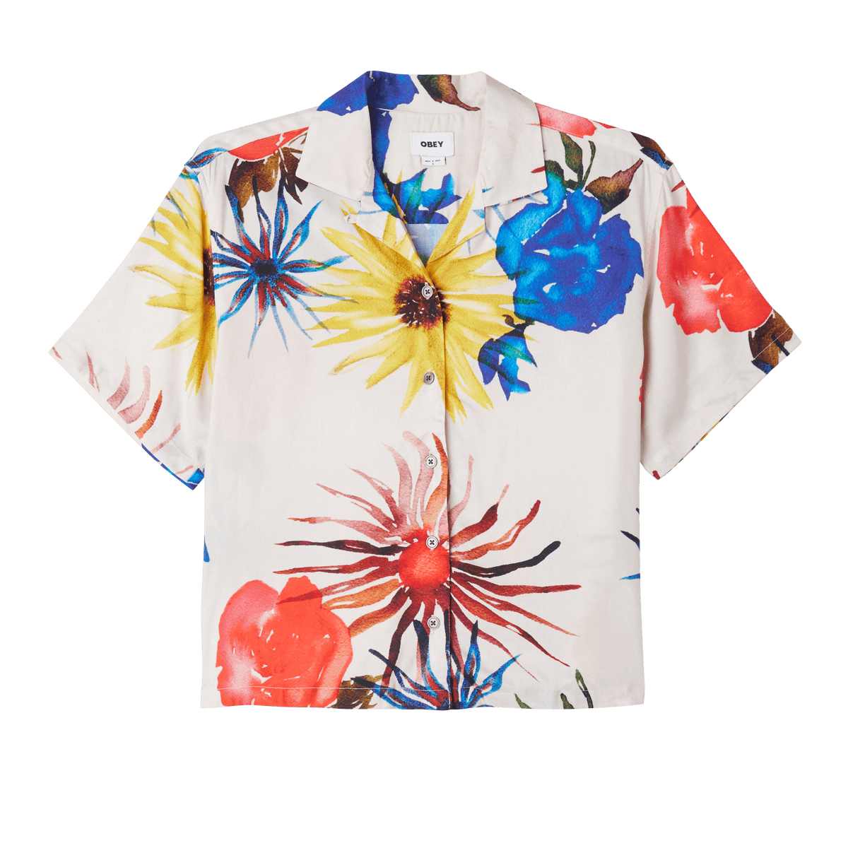 obey camicie Obey Multi Flowers Shirt