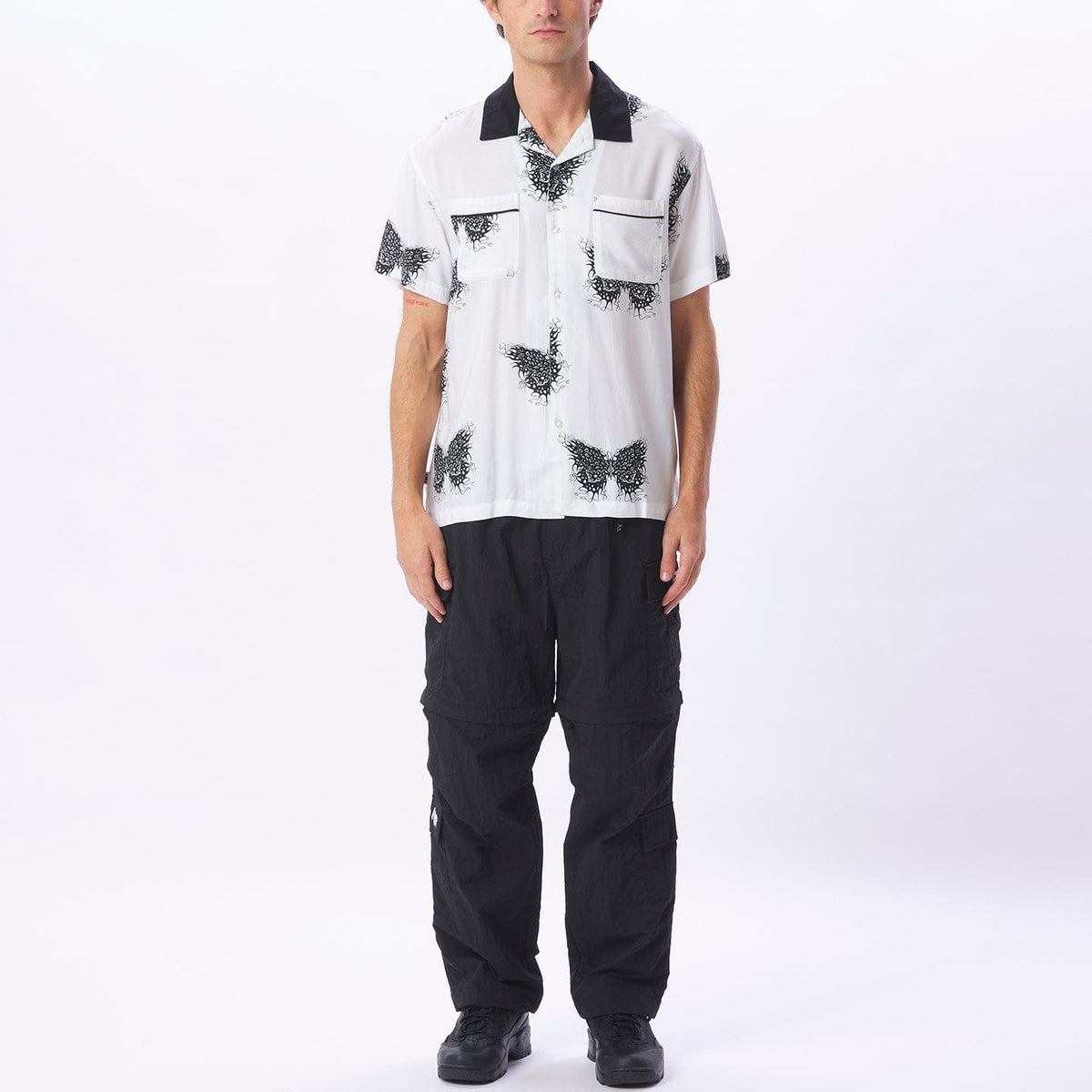 obey camicie OUTCOME WOVEN S SS