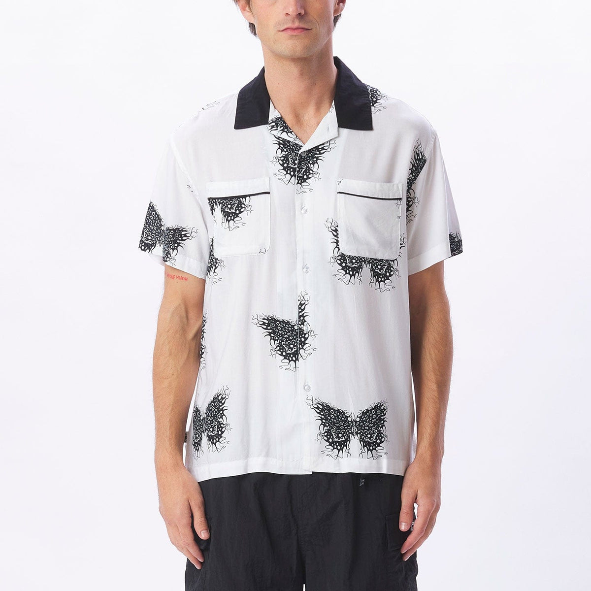 obey camicie OUTCOME WOVEN S SS