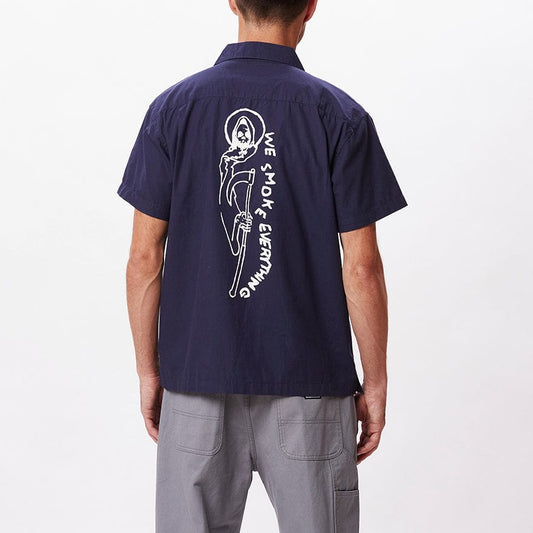 obey OYSTER WOVEN SS - NAVY foto 5