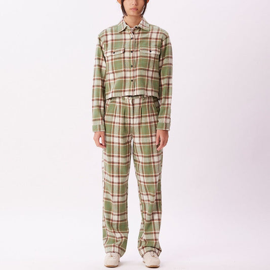 obey PIA FLANNEL SHIRT LS - LODEN FROST MULTI foto 2