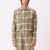 camicie obey PIA FLANNEL SHIRT LS - LODEN FROST MULTI