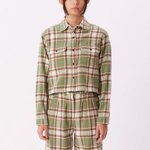 PIA FLANNEL SHIRT LS - LODEN FROST MULTI