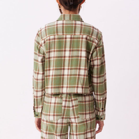 obey PIA FLANNEL SHIRT LS - LODEN FROST MULTI foto 4