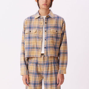 PIA FLANNEL SHIRT LS - VINTAGE BLUE MULTI