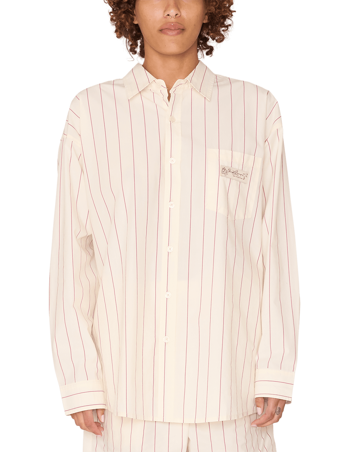 obey camicie Primavera Stripe Shirt Ls