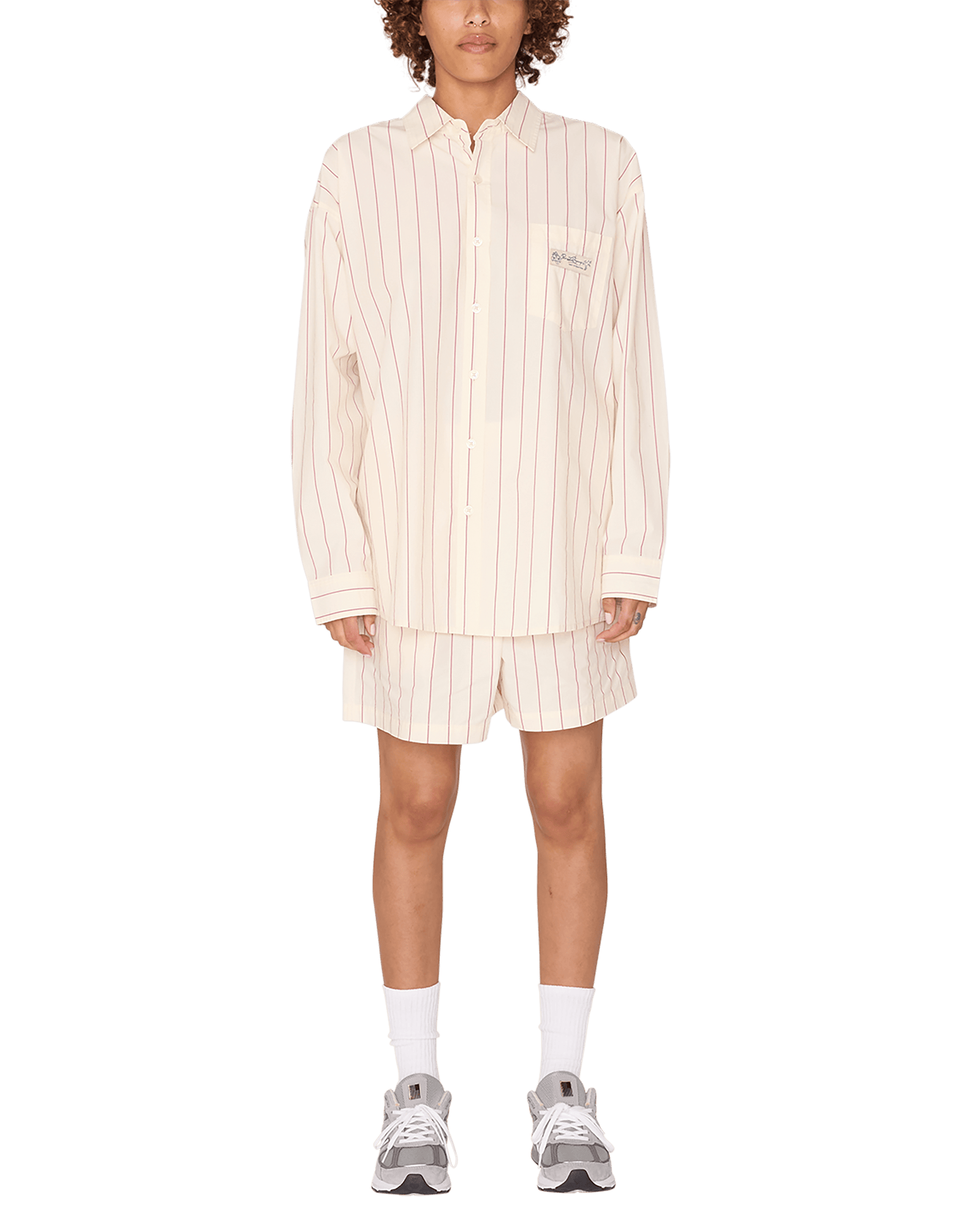 obey camicie Primavera Stripe Shirt Ls