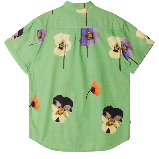 obey REDUX WOVEN SS - SEAWEED GREEN MULTI foto 2