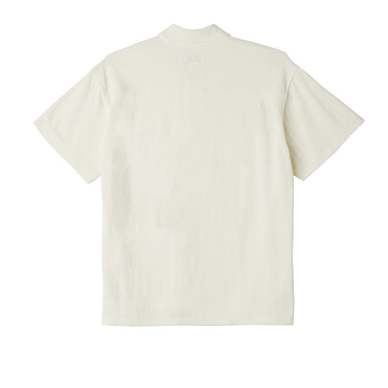 obey camicie Shelther Terry Cloth Button Up Woven S S