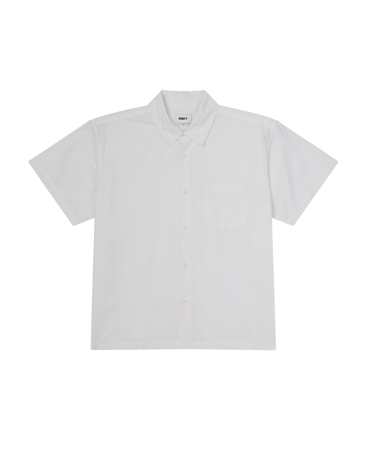 obey camicie Wire Woven Ss