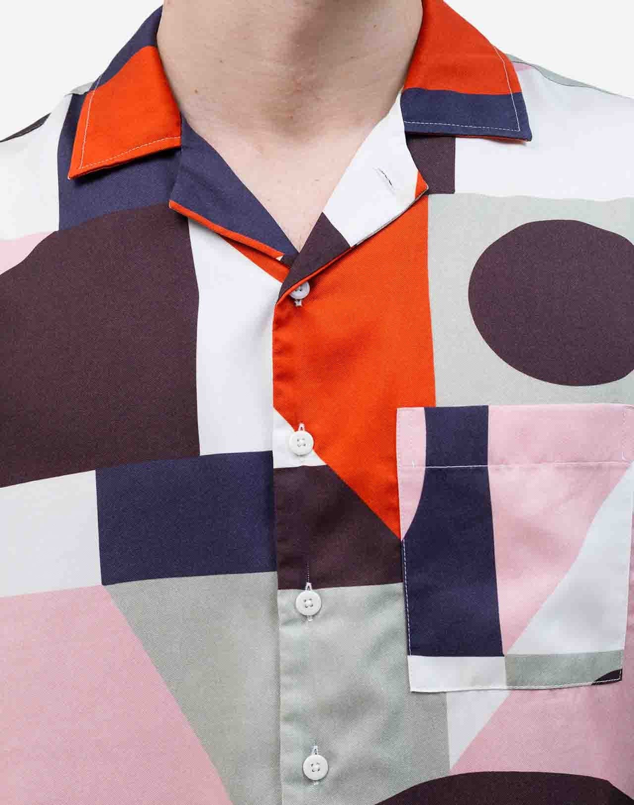 olow camicie Aloha Cubism