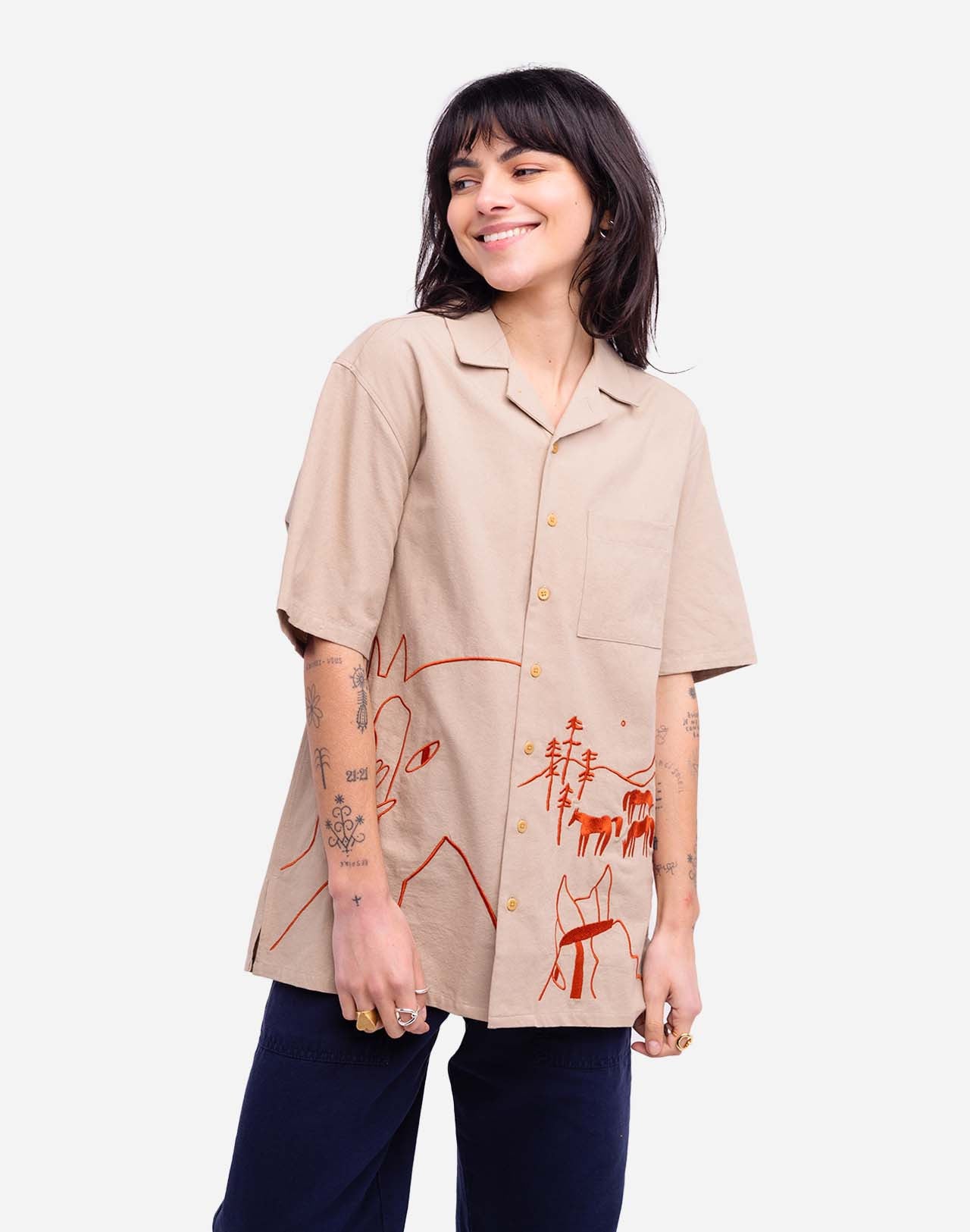 olow camicie Aloha Hestur