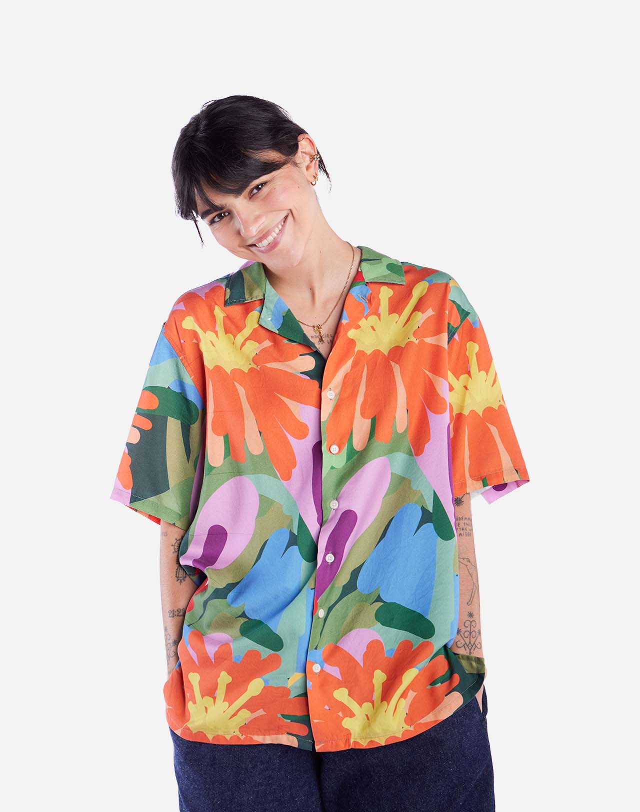 olow camicie Aloha Wildflowers