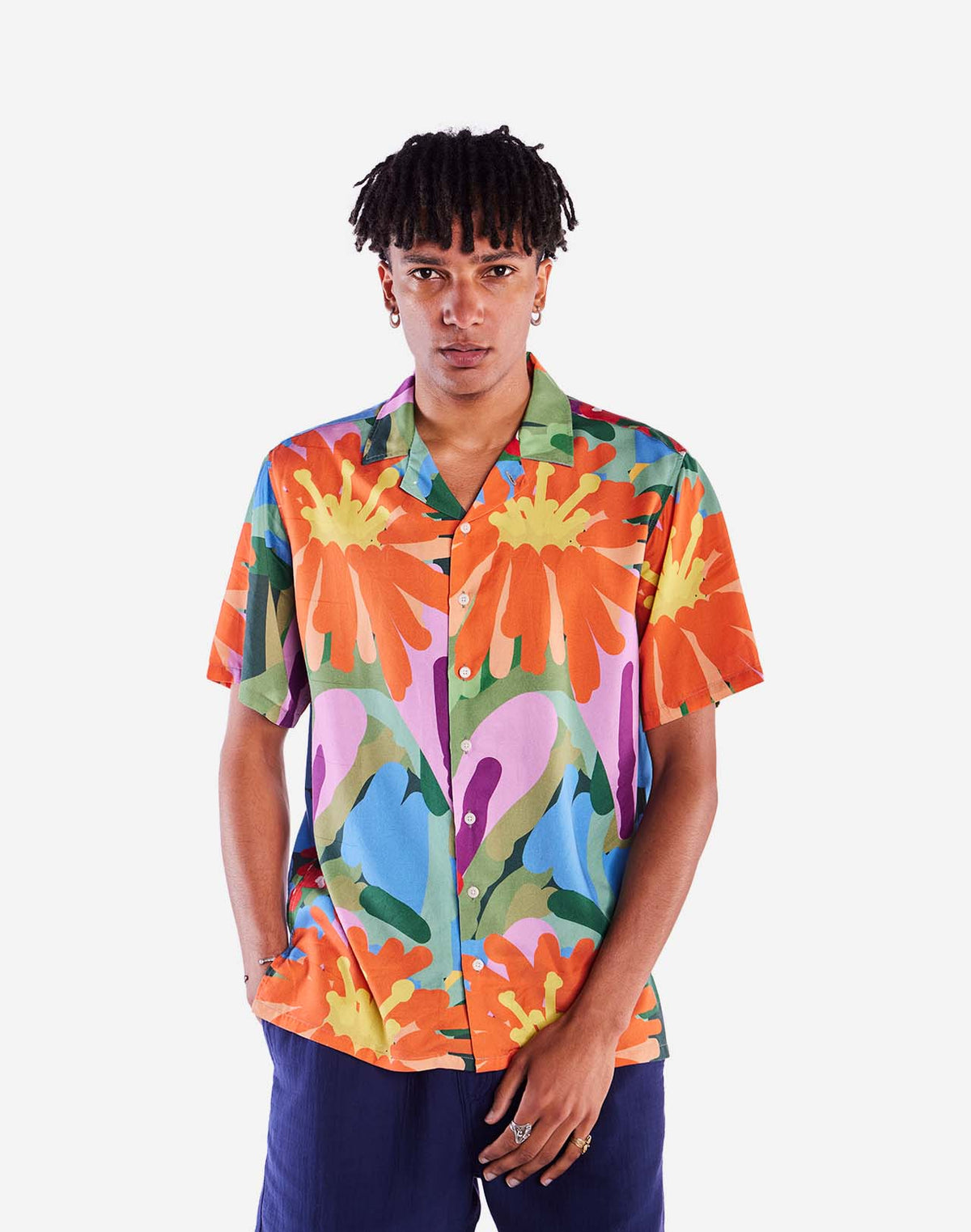 olow camicie Aloha Wildflowers