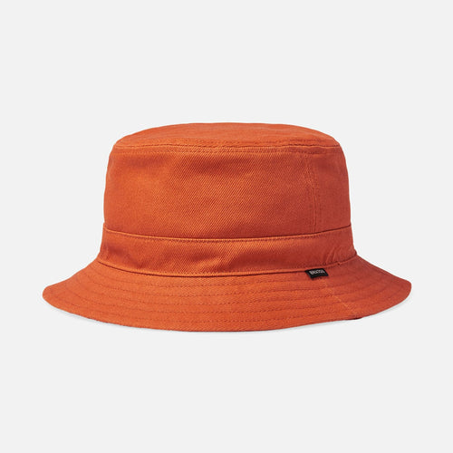 cappelli brixton ABRAHAM REV BUCKET HAT - BURNT ORANGE