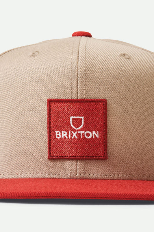 brixton ALPHA SQUARE MP SNAPBACK - PHOENIX ORANGE/MOJAVE foto 2
