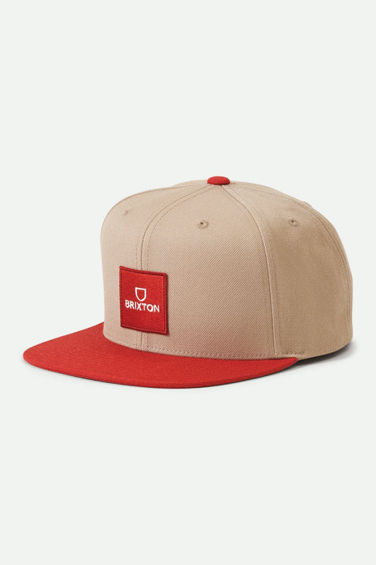 brixton ALPHA SQUARE MP SNAPBACK - PHOENIX ORANGE/MOJAVE foto 1