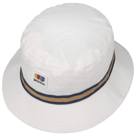 brixton Alton Packable Bucket Hat Off White/Washed Navy foto 2