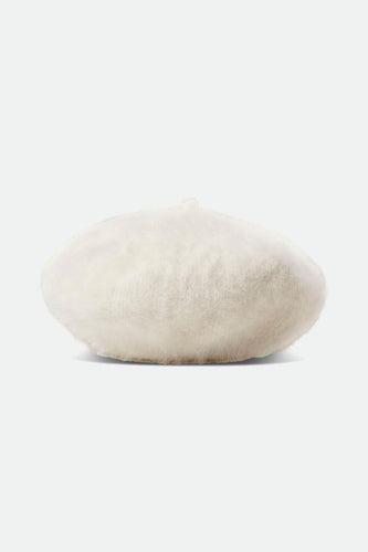 cappelli brixton AUDREY II BERET - FUZZY OFF WHITE