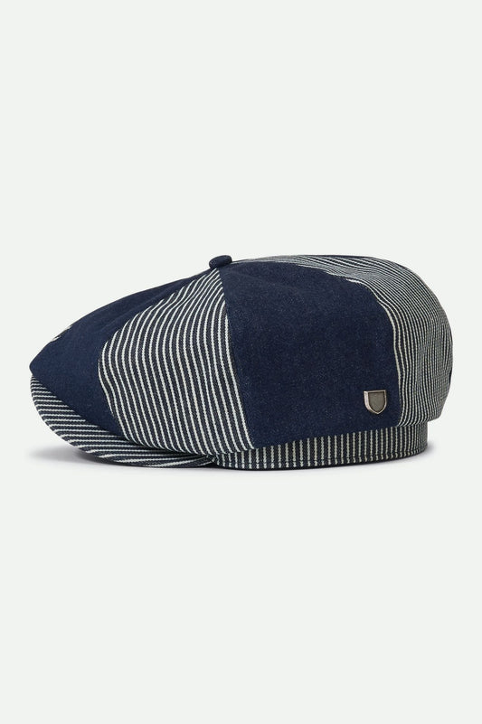 brixton BROOD BAGGY SNAP CAP - RAILROAD STRIPE/DENIM foto 6