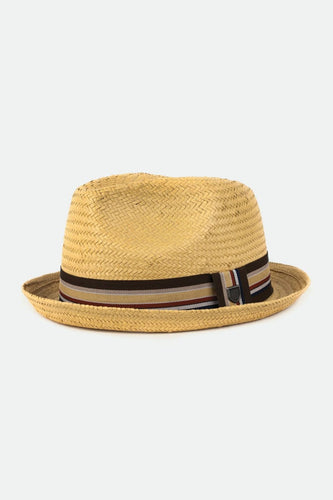 cappelli brixton CASTOR FEDORA - TAN