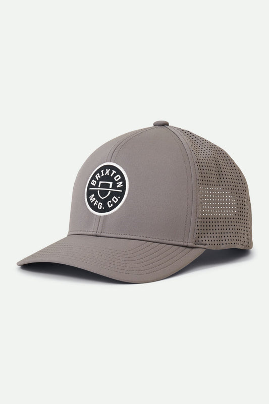 brixton CREST X MP SNAPBACK - GREY/GREY foto 1