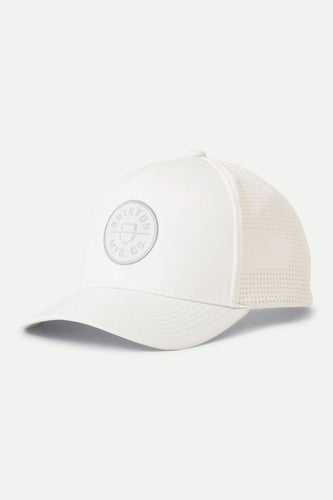 cappelli brixton CREST X MP SNAPBACK - WHITE/WHITE