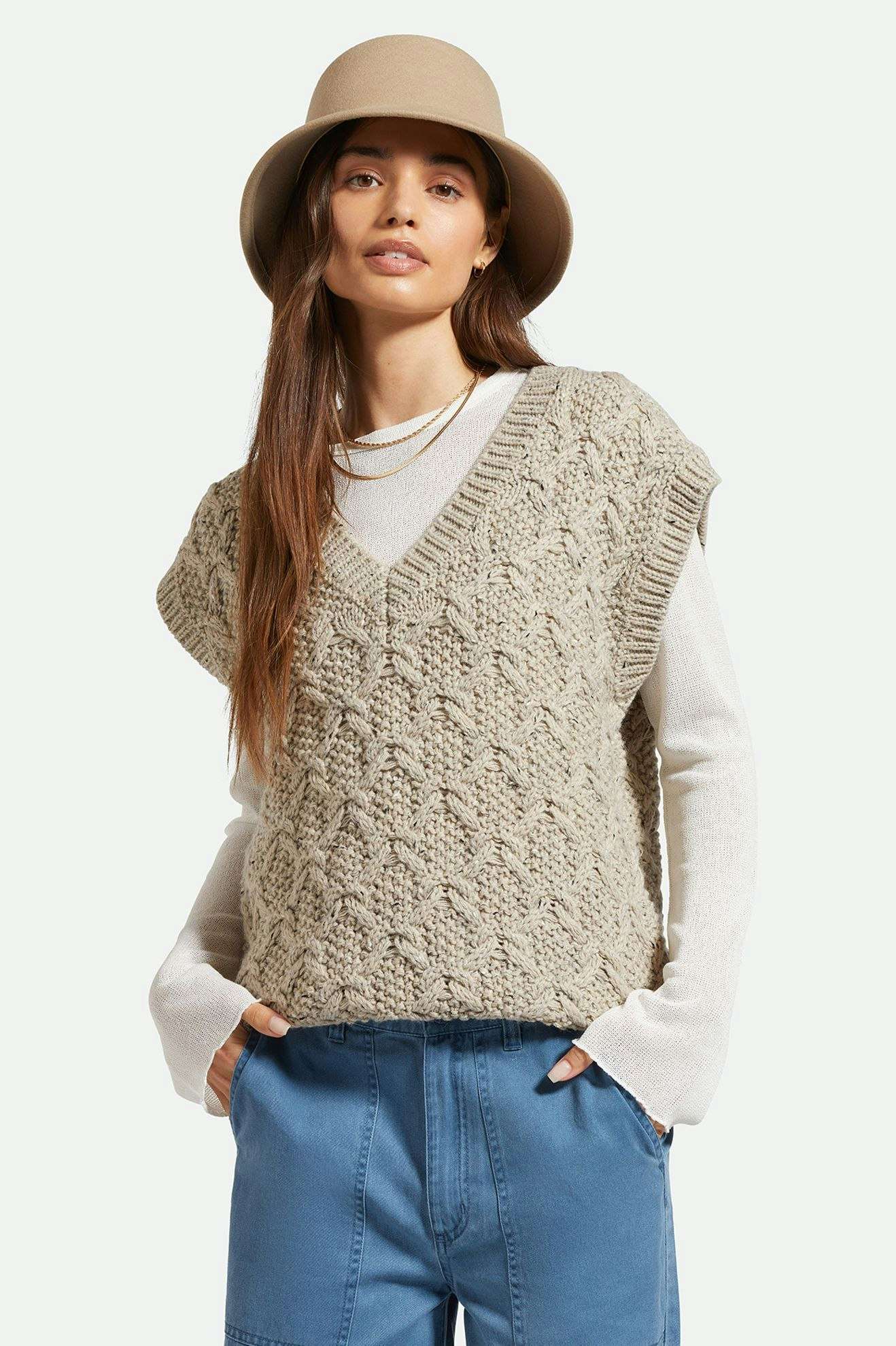 brixton cappelli Elle Felt Bucket