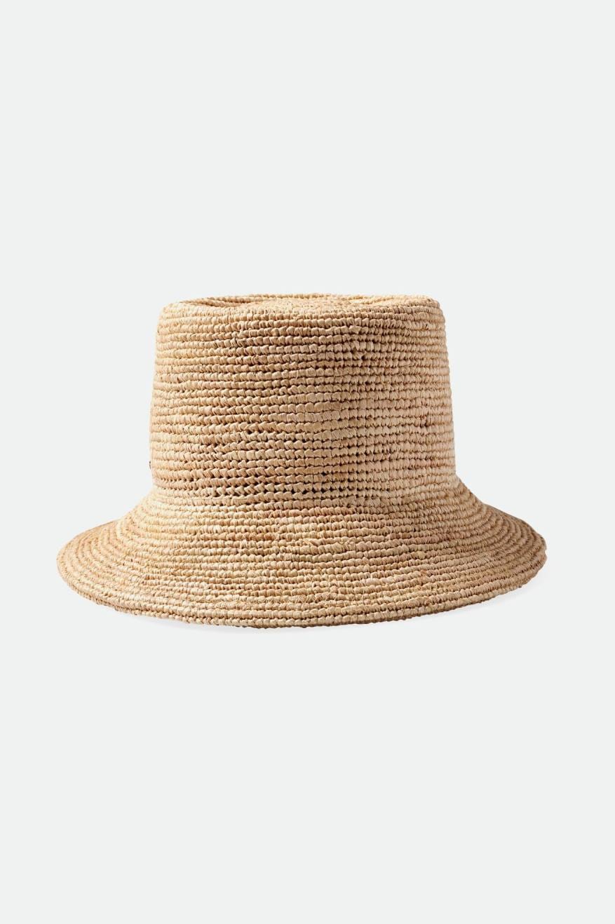 brixton cappelli ELLEE STRAW PACKABLE BUCKET HAT