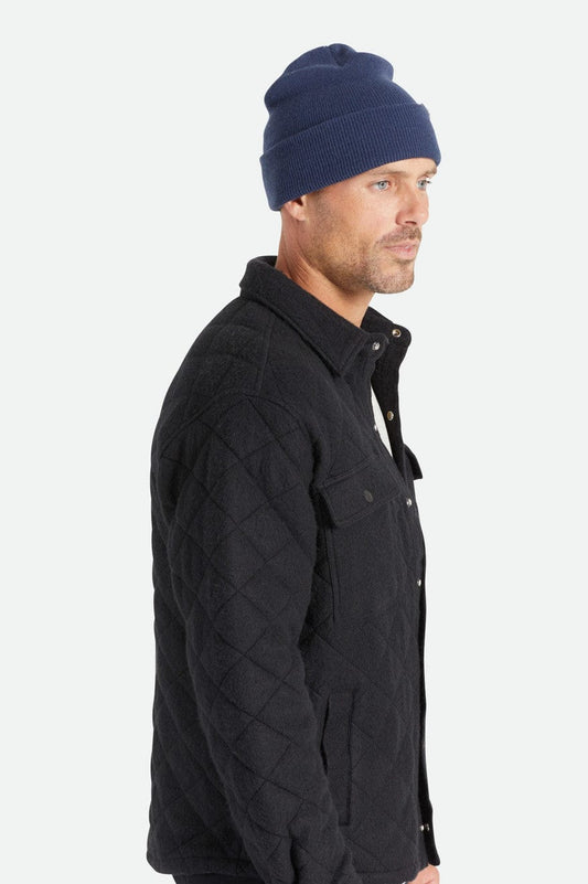brixton HARBOR BETA WATCH CAP BEANIE - WASHED NAVY foto 4