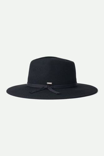 cappelli brixton JOANNA PACKABLE HAT - BLACK