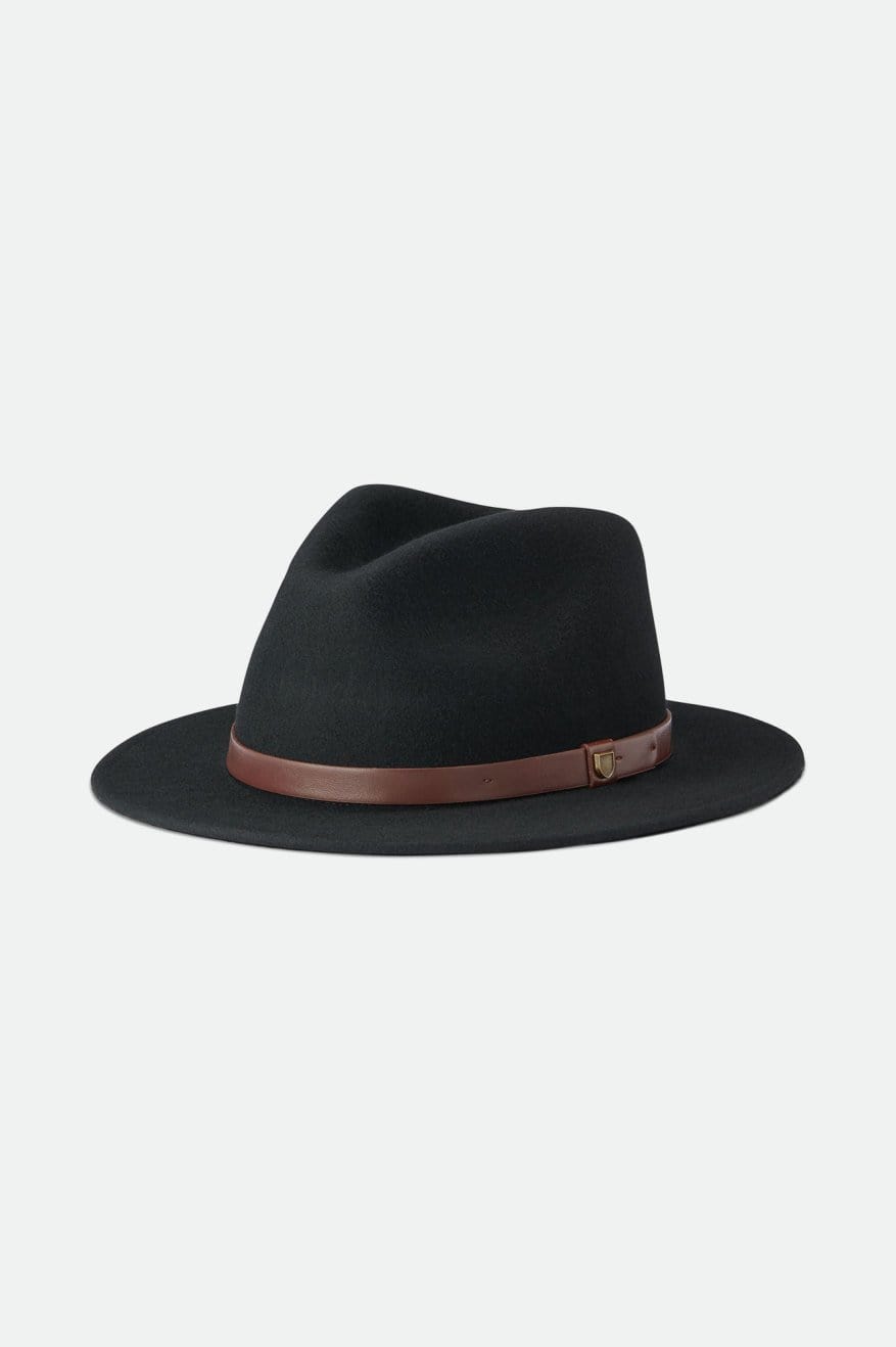 brixton cappelli Messer Fedora Black
