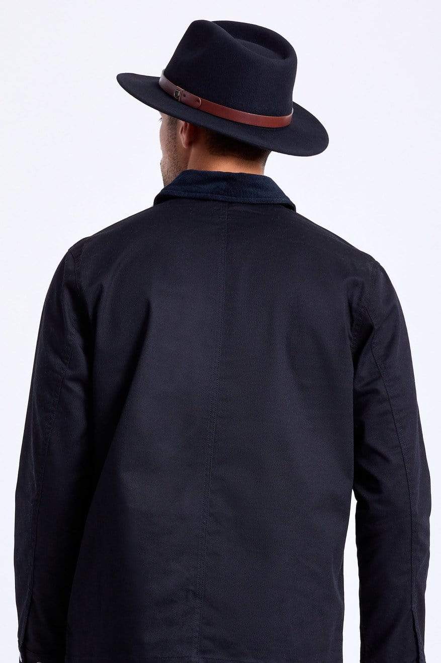 brixton cappelli Messer Fedora Black