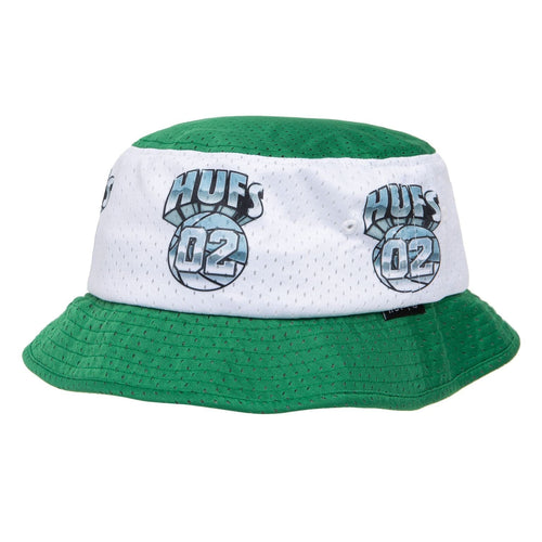 cappelli huf HUFS BASKETBALL MESH BUCKET - GREEN