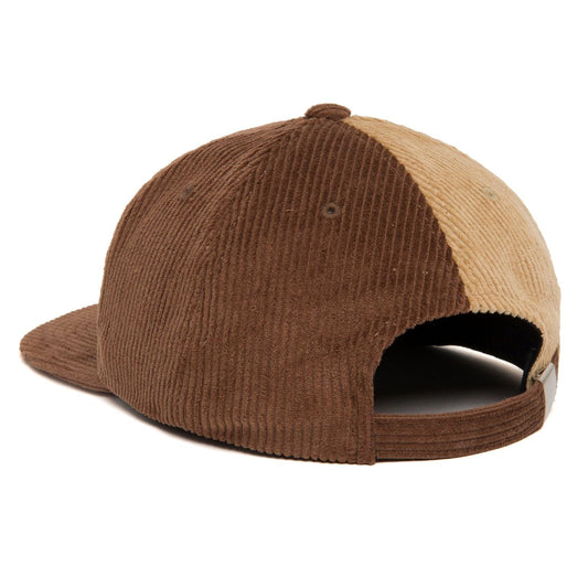 huf MARINA CORD 6 PANEL HAT - BROWN foto 2