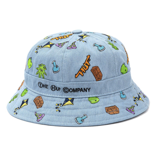 cappelli huf SCATTERBRAIN BELL HAT - LIGHT BLUE