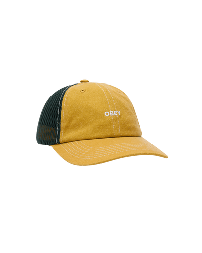 cappelli obey BOLD PIGMENT 6 PANEL TRUCKER HAT