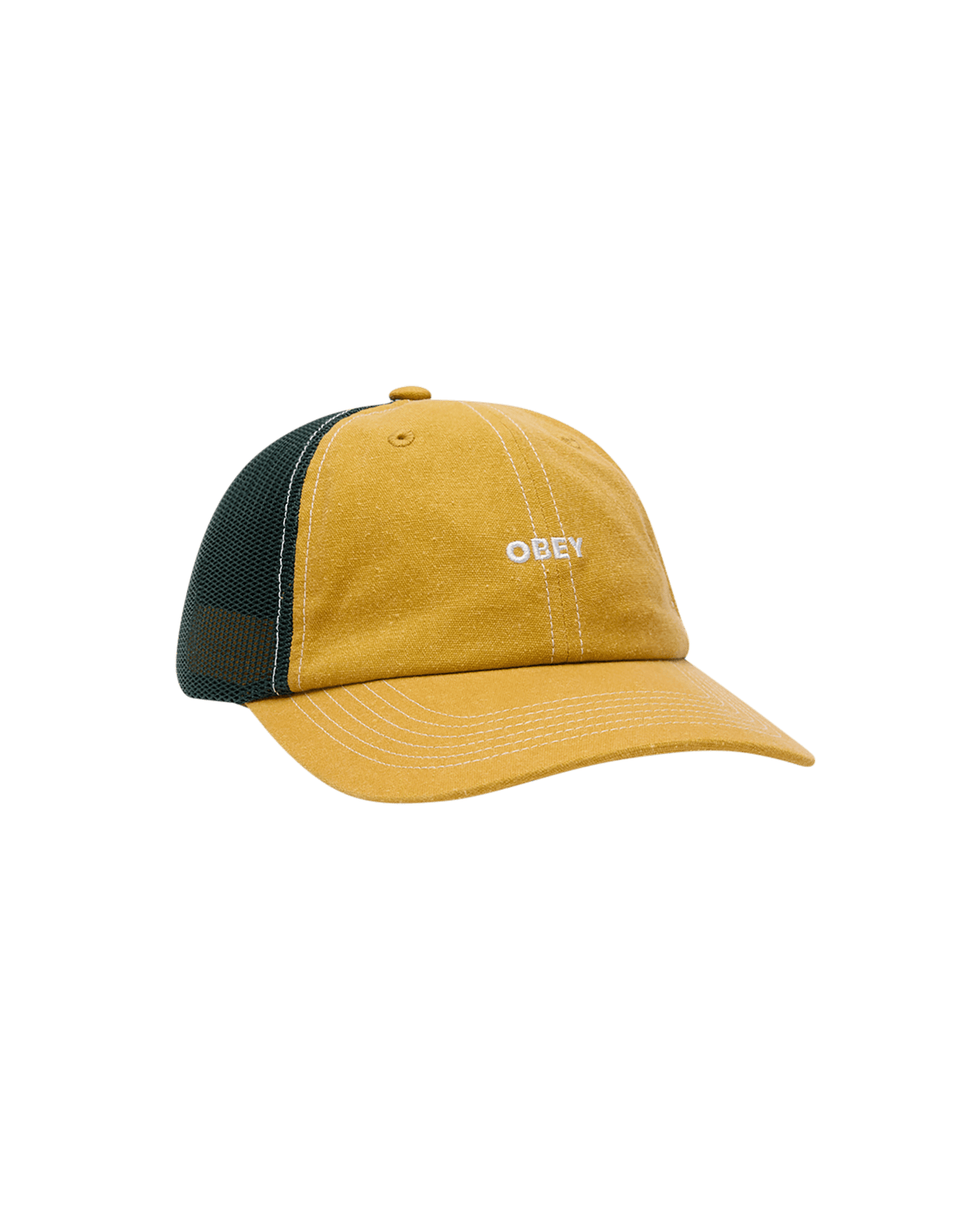 obey cappelli Bold Pigment 6 Panel Trucker Hat