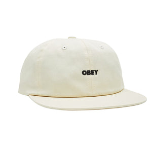 BOLD TWILL 6 PANEL STRAPBACK
