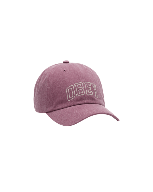obey Cross Stitch Collegiate Strap Back foto 1