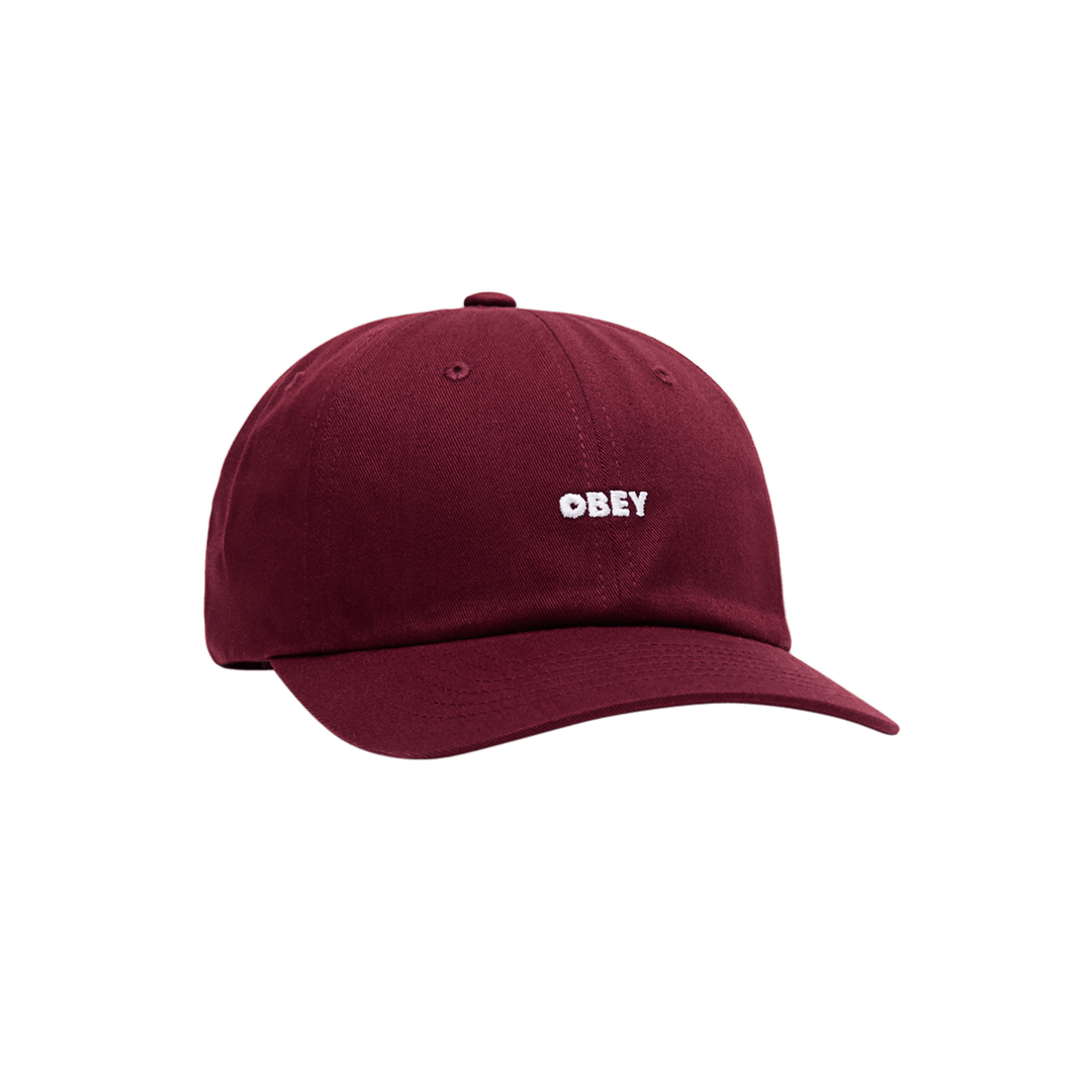 Obey | cappelli Obey Bold Curve 6 Panel Strapback